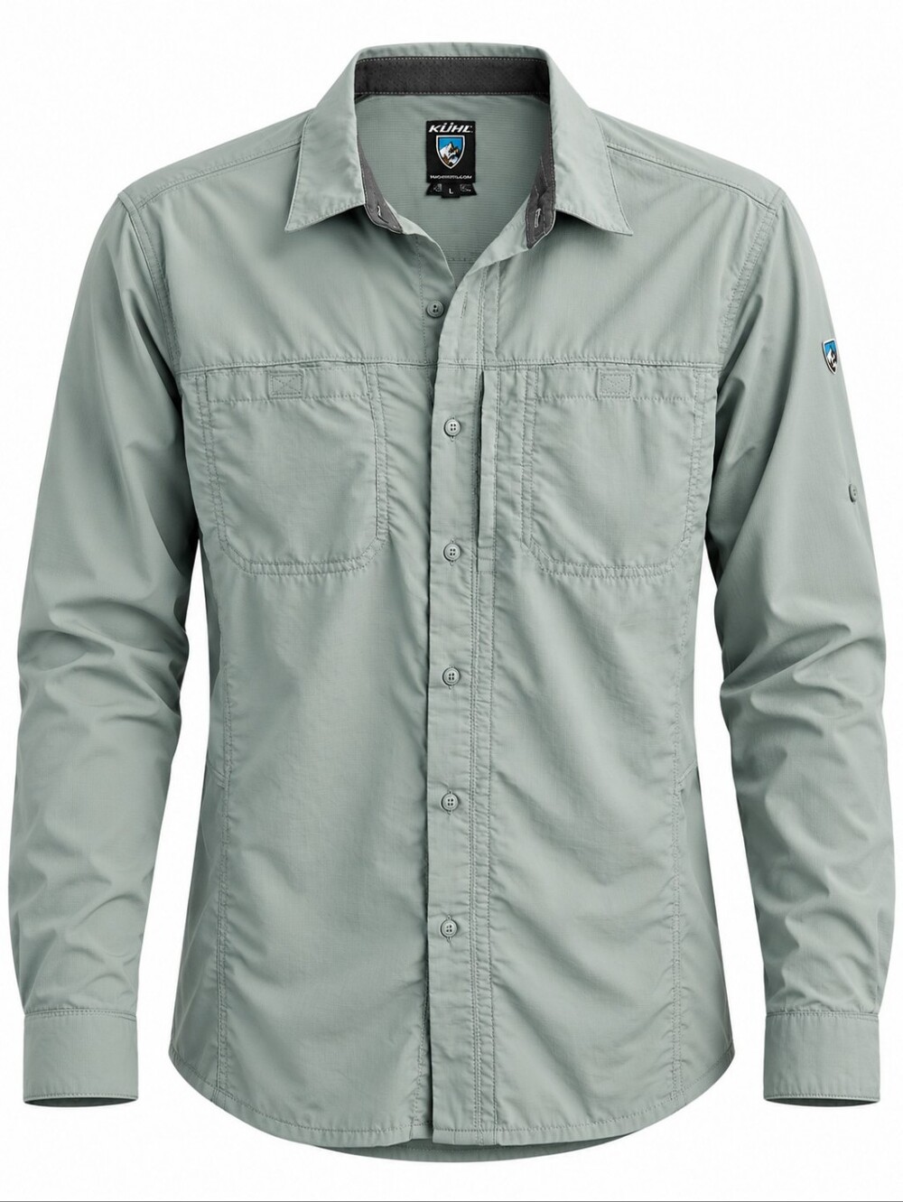 Kuhl Men's Button-Down Shirt Sage Green Size Large